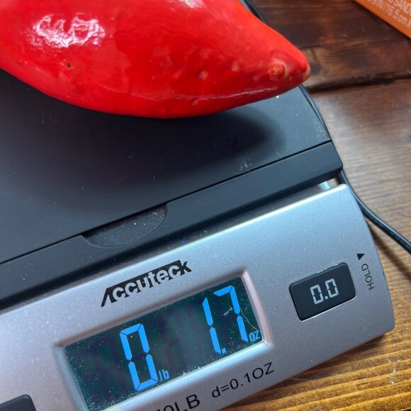 Vintage Gourd Santa Claus Hanging Christmas Ornament Red White - Picture 12 of 12